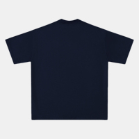 T-shirt en coton tricoté 100% de 250 grammes, coupe oversize pour homme, épaules tombantes, manches courtes, couleur unie, décontracté
