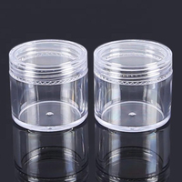 10g 15g 20g 25g 30g Vente en gros Récipient cosmétique vide Petit pot de concentré cosmétique en plastique transparent PS