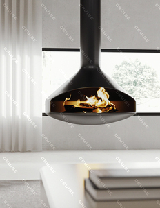 Cheminée à <span class=keywords><strong>gaz</strong></span> à <span class=keywords><strong>foyer</strong></span> <span class=keywords><strong>ouvert</strong></span> décorative en bois, réglable à 360 degrés, fabrication sur mesure, vente en gros d'usine - Product Image 2