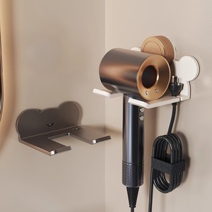 ที่ยึดไดร์เป่าผมแบบสุญญากาศ ติดผนัง มุมห้องน้ำ ที่เก็บของ แข็งแรง ทนทาน ไม่ต้องเจาะผนัง - Product Image 1