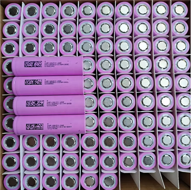 High Discharge 5C 18650 3.7V 2.6Ah Cylindrical Rechargeable Lithium Ion 18650 Battery for Ebike Excellent for High Rate