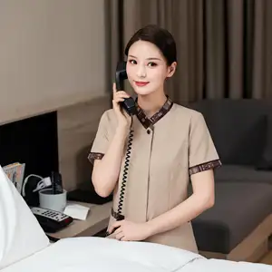 High end Room cleaner cleaning company work clothes cleaner aunt cleaning clothes suit hotel uniforms for cleaning staff