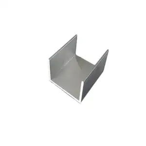 Canal em formato de u para led fino perfil de alumínio decorativo