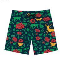 2025 hommes été Fitness maillots de bain 3D imprimé motif fleuri plage Surf Shorts grande taille Option respirant