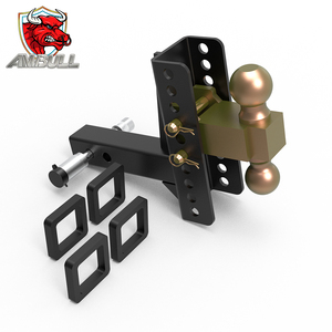 Ambull Usine Directement Vente en Gros Nouvelle Arrivée Récepteur d'<span class=keywords><strong>attelage</strong></span> de remorque 50mm Réglable <span class=keywords><strong>Attelage</strong></span> de remorque Récepteur à deux billes - Product Image 1
