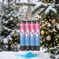 Lanceur/Blaster de confettis télécommandé pour effets de scène, révélation du sexe, fumée colorée et poudre Holi