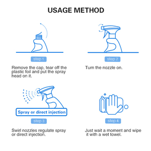 Puissant <span class=keywords><strong>dégraissant</strong></span> de <span class=keywords><strong>cuisine</strong></span> jetable en poudre de nettoyage par pulvérisation tout usage pour l'élimination des taches de graisse et d'huile - Product Image 5