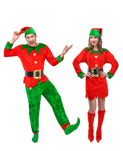 Conjunto <span class=keywords><strong>de</strong></span> Disfraces <span class=keywords><strong>de</strong></span> Duendes Navideños Luolan - Traje Unisex para Adultos con Sombrero, Cinturón y Botas para Baile <span class=keywords><strong>de</strong></span> Máscaras y Fiesta <span class=keywords><strong>de</strong></span> Año Nuevo - Product Image 3