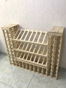 Light Luxury Multi-Layer Wood Steel Adjustable Durable Customizable Baked Enamel Finish Wine Rack <strong>Display</strong> Stand <strong>Cabinet</strong> <strong>Wall</strong> - Product Image 4