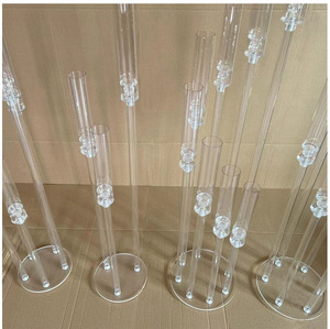 Bougeoir en acrylique pour chandeliers à LED pour table, centre de table, salon, fête de mariage, anniversaire - Product Image 4