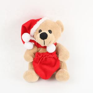 De moda promocional bordado por encargo de la Navidad de peluche de juguete - Product Image 1