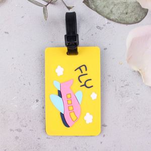 Cheap Fashionable Cartoon Pattern Printed <b>Name</b> <b>Tag</b> Waterproof Lightweight Boarding Pass Cute PVC Luggage <b>Tag</b> - Product Image 6