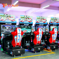 Kit de jeu d'arcade de course automobile Outrun de 32 pouces, simulateur de conduite, jeu vidéo de course automobile à un joueur