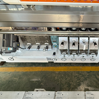 Machine à polir les bords de pierre HQ-5531, 14 têtes, meuleuse multifonction avec moteur et PLC 380V 54.7KW pour bords droits et irréguliers