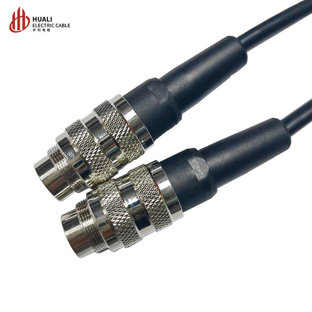 Processing and Welding M16 Aviation Plug With Wire 34567P8P/14 Core Circular Connector Male Waterproof Connecting Wire