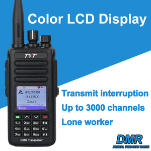 Tyt MD-UV390 cộng với 10W cộng với <span class=keywords><strong>DMR</strong></span> đài phát thanh kỹ thuật số 10W (GPS aes256 mã hóa tùy chọn) IP67 VHF/UHF băng tần kép kỹ thuật số Walkie Talkie - Product Image 6