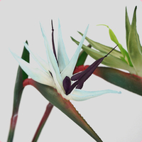 Luxe Real Touch Fleurs Brid Paradise Tiges Haute Qualité Oiseau Paradis Fleur Pour Jardin Maison Mariage Événements