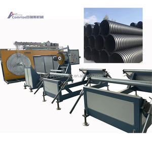 Machine de fabrication de tuyaux en spirale renforcés en plastique HDPE de grande taille pour système de drainage des eaux usées - Product Image 1