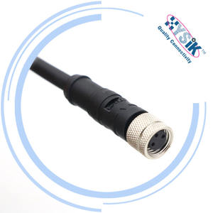 M8 3-Pin Buchse Gerades Kabel PVC 2m Sensorkabel A-Kodiert - Product Image 2