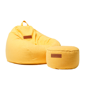 Indoor Beanbag Chair Poly Linen <strong>Bean</strong> <strong>Bags</strong> Custom <strong>Bean</strong> <strong>Bag</strong> Covers Living Room Furniture - Product Image 3