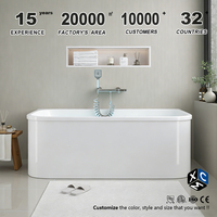 Baignoire autoportante ovale moderne pour, vente en gros d'usine, usage domestique, salle de bain, hôtel, projet villa