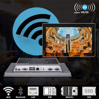 Pas cher tout-en-un Pc 10.1/10.4/12.1/13.3/15.6/17/19/21 pouces ordinateur intégré industriel interactif écran tactile panneau Pc