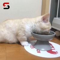 Bol Portable en céramique pour animaux de compagnie, Design à la mode, protège la colonne cervicale, bol de nourriture en céramique pour chat, 2023 Offre Spéciale