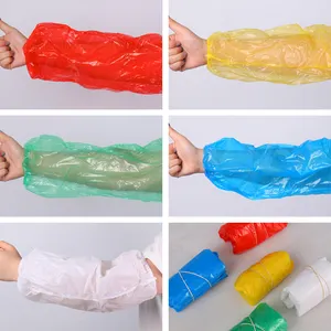 Factory Direct Disposable Plastic Pe Elastic Cuffs Arm Sleeves Cover