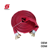 Tuyau d'incendie en caoutchouc nitrile durable de 1 à 12 pouces, PVC NBR TPU, couleurs personnalisées pour la lutte contre l'incendie et les secours