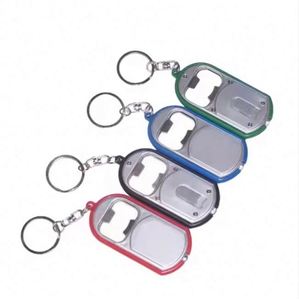 Custom Logo Beer Bottle Opener Light Promotional Led Torch <b>Key</b> <b>Chain</b> - Product Image 1