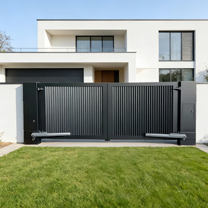 <span class=keywords><strong>Portail</strong></span> de Villa Automatique Moderne en Aluminium Coulissant pour Entrée Principale, Allée Extérieure, Jardin de Luxe, Cour et Clôture de Sécurité - Product Image 3