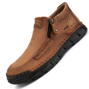 ドライビングシューズプロブルーブラッククラシック高級ブランドイタリアンピュアレザーメンズファクトリー - Product Image 4