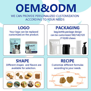 Thức ăn bổ sung dạng nhai trị ngứa cho chó nhãn hiệu riêng, công thức do bác sĩ thú y + nghệ, hỗ trợ miễn dịch, định lượng tùy chỉnh OEM cho thú cưng cao tuổi - Product Image 4