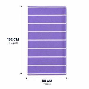 Lavender <b>Bamboo</b> Bath Towel Soft Woven Stripe Texture Absorbent Quick Dry Lightweight Bath <b>Sheet</b> for Spa Gym Beach Travel - Product Image 2