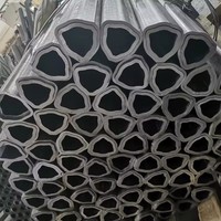 Tubo de acero hexagonal hueco con forma de limón Triangular ST52 ST37 53,4*3,8 Rotavator PTO Tubo de eje Tubo de forma especial