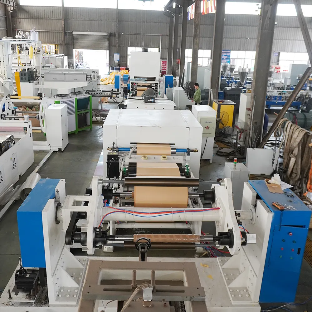 Malamain Paper PE Extrusion Coating Lamination Machine New Condition Roll Paper Laminator Motor Gearbox Core Used Sheet