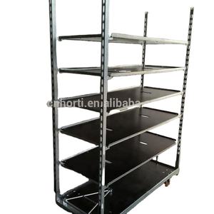 Danois Fleur Cc Conteneur Chariot Étagère En Bois Plante Transport Chariot Chariot - Product Image 4