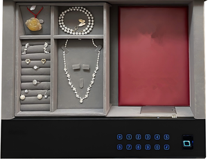 Weichi khách sạn nhà thông minh tiền gửi an toàn hộp vân tay sang trọng ngăn kéo tủ tiền mặt trang sức kỹ thuật số mật khẩu ngăn kéo an toàn - Product Image 5