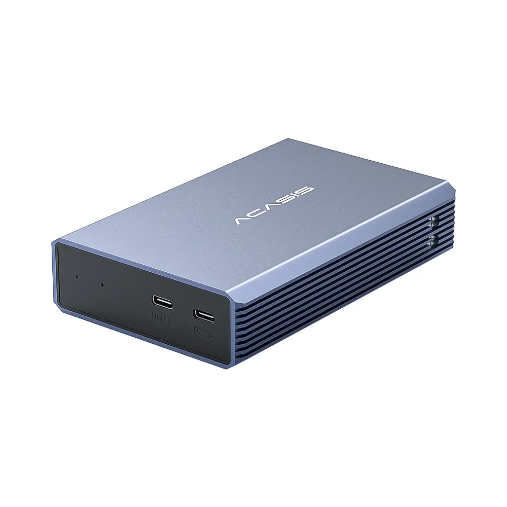 ACASIS Hard Disk Box SDD HDD Enclosure RAID Cabinet USB 3.0 Dual Disk External 2.5 inch" Support SATA & 12TB