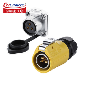 Cnlinko Lp20 dc ac ip68 <span class=keywords><strong>3</strong></span> इनलाइन स्क्रू पावर केबल इलेक्ट्रिक वाटरप्रूफ सर्कुलर कनेक्टर - Product Image 1