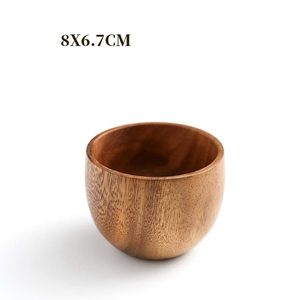 Nuova tazza di <span class=keywords><strong>caffè</strong></span> in legno massello fatta a mano in legno di Acacia fatta a mano su misura - Product Image 5