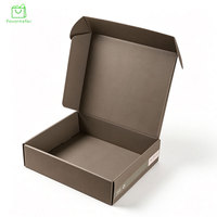 Boîtes d'emballage en papier kraft recyclables écologiques avec logo personnalisé, doublure en éponge, pelliculage mat, prix de gros
