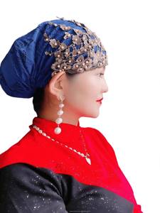 ethnic Arabic lace headscarf, <b>hat</b>, eco-friendly and breathable, Muslim women, suitable for all seasons - Product Image 6
