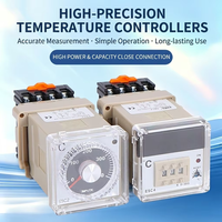 Contrôleur de température intelligent PID réglable par bouton XRKC E5C2, type K, 0-200 ℃ /0-400 ℃   Contrôleur de température industriel