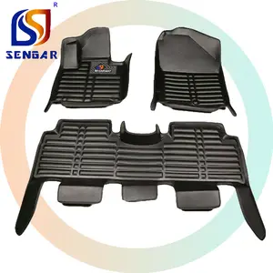 Factory Wholesale Custom High Quality Black Luxury Fit Leather Car Mat Car Carpet 5D Car Floor Mats For Proton/BMW/toyota/benz