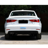 Diffuseur de pare-chocs arrière d'échappement de queue OEM S3 pour Audi A3 8V berline/hayon (2014-2019) échappement arrière A3 8V