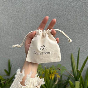 Bolsa de Algodón Ecológica con Cordón, Bolsa de Algodón Natural Ecológica al por Mayor - Product Image 3