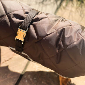 Dachshund jaket anjing tahan air reflektif tahan angin kustom rompi merek pribadi Logo mewah pakaian pakaian hewan peliharaan - Product Image 5