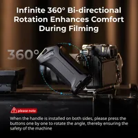 3893 déclencheur de poignée latérale rotative REC sélectionné pour les appareils photo sans miroir Sony FX3/FX30/A7R IV/A7 IV/A7S III