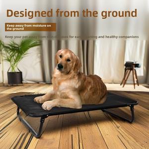 Großhandel Hersteller Faltbare Heavy Duty Starke Außen kühlung Erhöhtes Hunde bett Sommer bett für Haustiere - Product Image 2